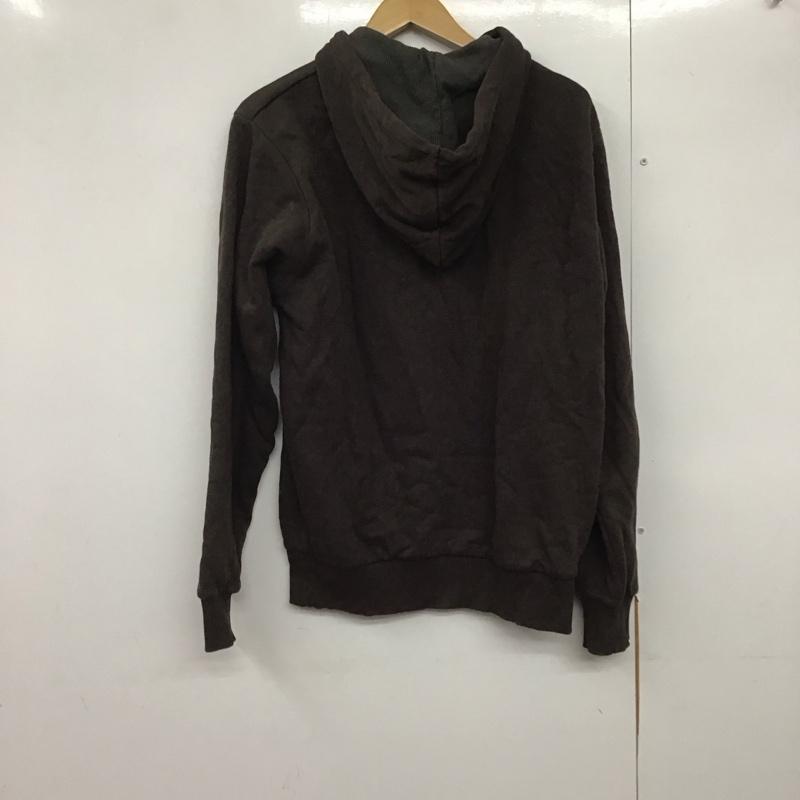 ディッキーズ Dickies パーカー 長袖 ジップアップパーカー 長袖パーカー カジュアルジャケット S 無地 茶 / ブラウン /  メンズ USED 古着 中古 10141422