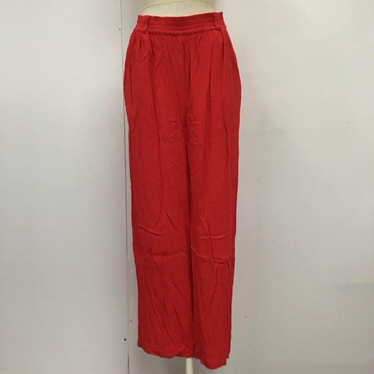 フリークスストア FREAK S STORE ボトムス ボトムス 222-3431 イージーパンツ カラーパンツ FREE 無地 赤 / レッド /  レディース USED 古着 中古 10114947