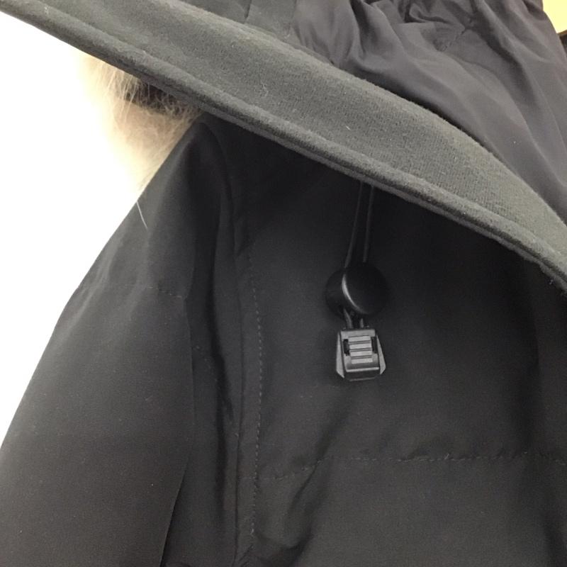 カナダグース CANADA GOOSE ジャケット、上着 ジャンパー、ブルゾン 3805ma カーソンパーカダウンジャケット アウター S ロゴ、文字 黒 / ブラック /  メンズ USED 古着 中古 10144222