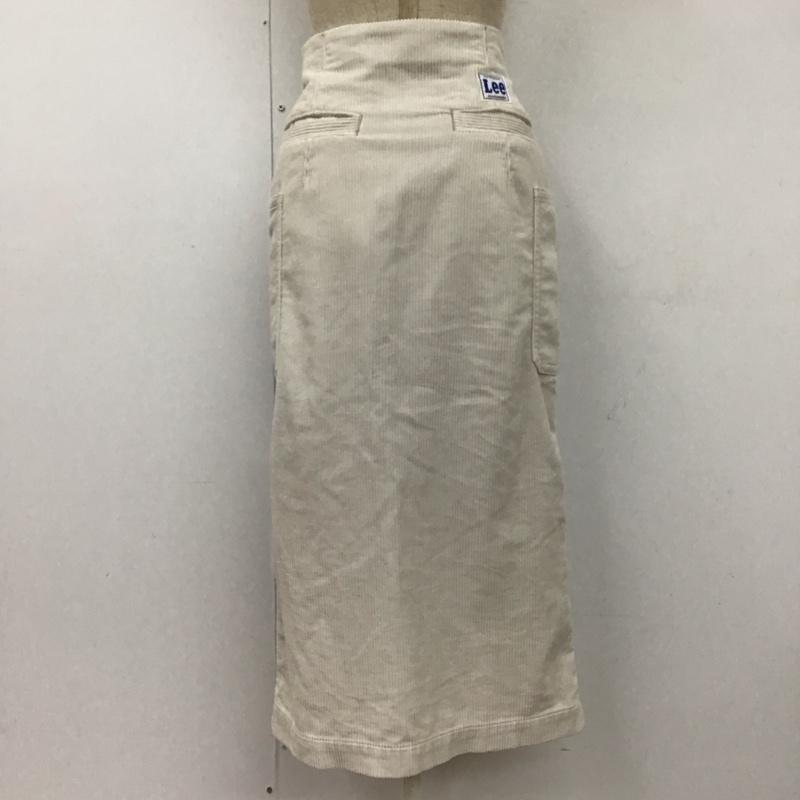 リー Lee スカート ロングスカート ロングスカート タイトスカート カジュアルスカート コーデュロイスカート S ロゴ、文字 灰 / グレー /  レディース USED 古着 中古 10113031