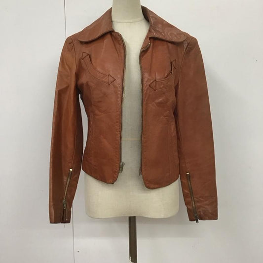 古着 USED ジャケット、上着 レザージャケット 無地 茶 / ブラウン /  レディース USED 古着 中古 10114150