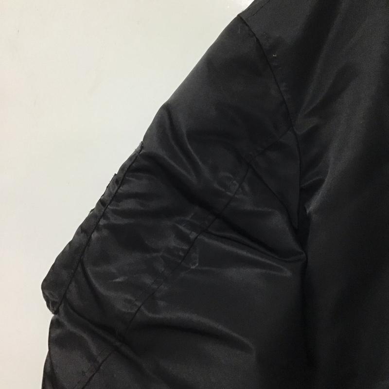 ユニクロ UNIQLO ジャケット、上着 ジャンパー、ブルゾン 311-445765 ハイブリッドダウン MA-1ブルゾン アウター 無地 黒 / ブラック /  メンズ USED 古着 中古 10143257
