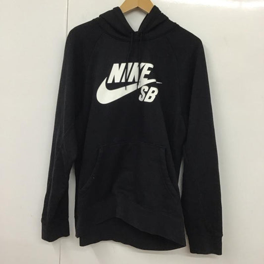 ナイキ NIKE パーカー 長袖 aq9566-011 長袖パーカー プルオーバーパーカー スウェットパーカー XL ロゴ、文字 黒 / ブラック /  メンズ USED 古着 中古 10130642