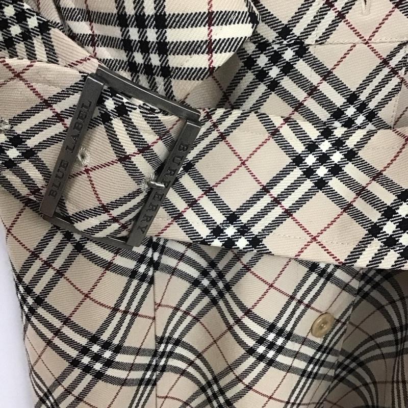 バーバリーブルーレーベル BURBERRY BLUE LABEL ワンピース ロングスカート 36 チェック マルチカラー / マルチカラー /  レディース USED 古着 中古 10139861