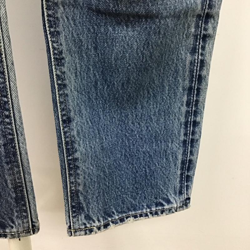 スライ SLY パンツ デニム、ジーンズ 030BAY11-3620 AARON JW STRAIGHT-B 26 無地 青 / ブルー /  レディース USED 古着 中古 10120148