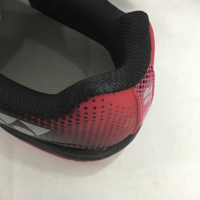 ヨネックス YONEX スニーカー スニーカー SHTAD2WG パワークッション エアラスダッシュ2 ワイドGC テニスシューズ 25cm 箱有 25.0cm ロゴ、文字 黒 / ブラック / X 桃 / ピンク /  レディース USED 古着 中古 10149909