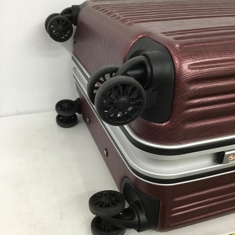古着 USED スーツケース、トランク スーツケース、トランク SIF1065 ダブルキャスター TSAロック siffler 無地 えんじ / ワインレッド /  メンズ USED 古着 中古 10147525