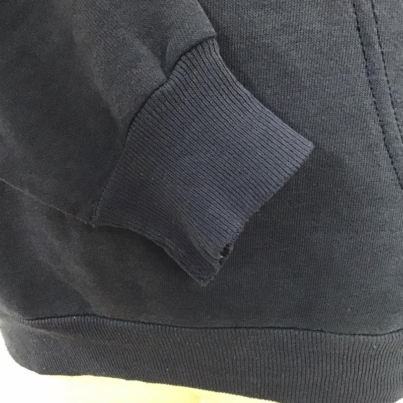 ヘインズ HANES パーカー 長袖 M 無地 紺 / ネイビー /  メンズ USED 古着 中古 10124060