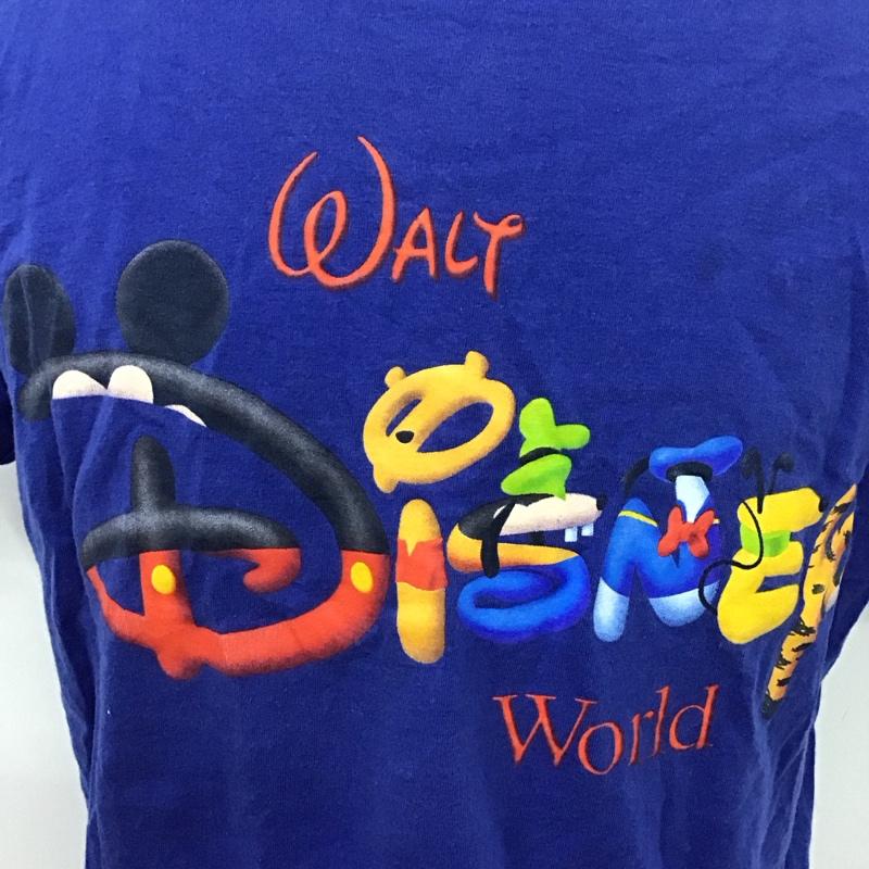 古着 USED Tシャツ 半袖 半袖カットソー プリントTシャツ クルーネックカットソー 古着 M プリント 青 / ブルー /  メンズ USED 古着 中古 10124162