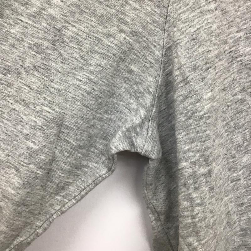 ディーゼル DIESEL カットソー 長袖 長袖カットソー プリントカットソー クルーネック XL ロゴ、文字 灰 / グレー /  メンズ USED 古着 中古 10130286