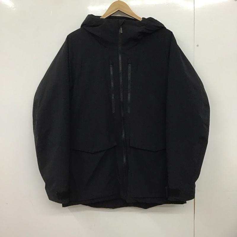 ユニクロ UNIQLO ジャケット、上着 ダウンジャケット 311-449723 ダウンジャケット アウター ジップアップジャケット L 無地 黒 / ブラック /  メンズ USED 古着 中古 10147026