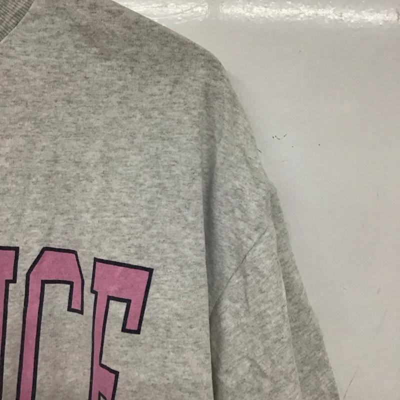 フリークスストア FREAK S STORE Tシャツ 半袖 FREE ロゴ、文字 X プリント 灰 / グレー /  レディース USED 古着 中古 10137396