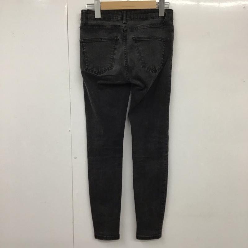 ザラウーマン ZARA WOMAN パンツ デニム、ジーンズ 3432 240 800 スキニー スリム ストレッチ 無地 黒 / ブラック /  レディース USED 古着 中古 10113492