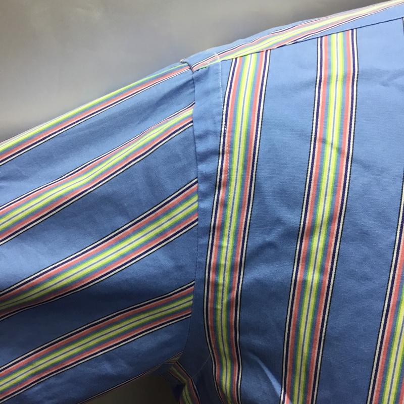ラルフローレン RALPHLAUREN シャツ、ブラウス 半袖 ボタンダウン ストライプ S ワンポイント マルチカラー / マルチカラー /  メンズ USED 古着 中古 10117199