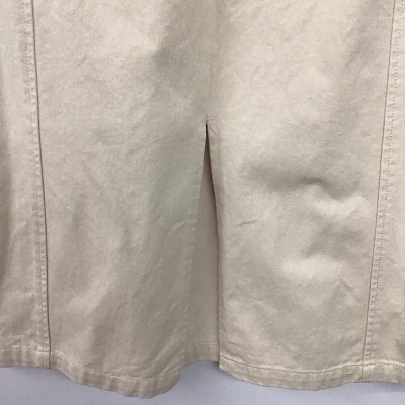 エヘカソポ ehka sopo スカート ロングスカート ロングスカート フレアスカート カジュアルスカート バックスリット FREE 無地 アイボリー / アイボリー /  レディース USED 古着 中古 10145386