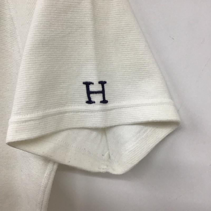 ハリウッドランチマーケット H.R MARKET Tシャツ 半袖 半袖カットソー 無地Tシャツ クルーネックカットソー M 無地 白 / ホワイト /  メンズ USED 古着 中古 10135928