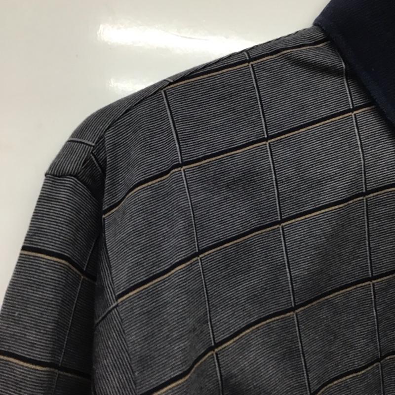 バーバリーロンドン Burberry London ポロシャツ 長袖 長袖ポロシャツ 長袖カットソー カラーシャツ L チェック マルチカラー / マルチカラー /  メンズ USED 古着 中古 10145258