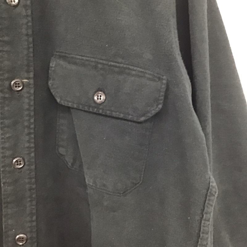 ウールリッチ WOOLRICH シャツ、ブラウス 長袖 長袖シャツ 無地シャツ カラーシャツ 無地 黒 / ブラック /  メンズ USED 古着 中古 10146988