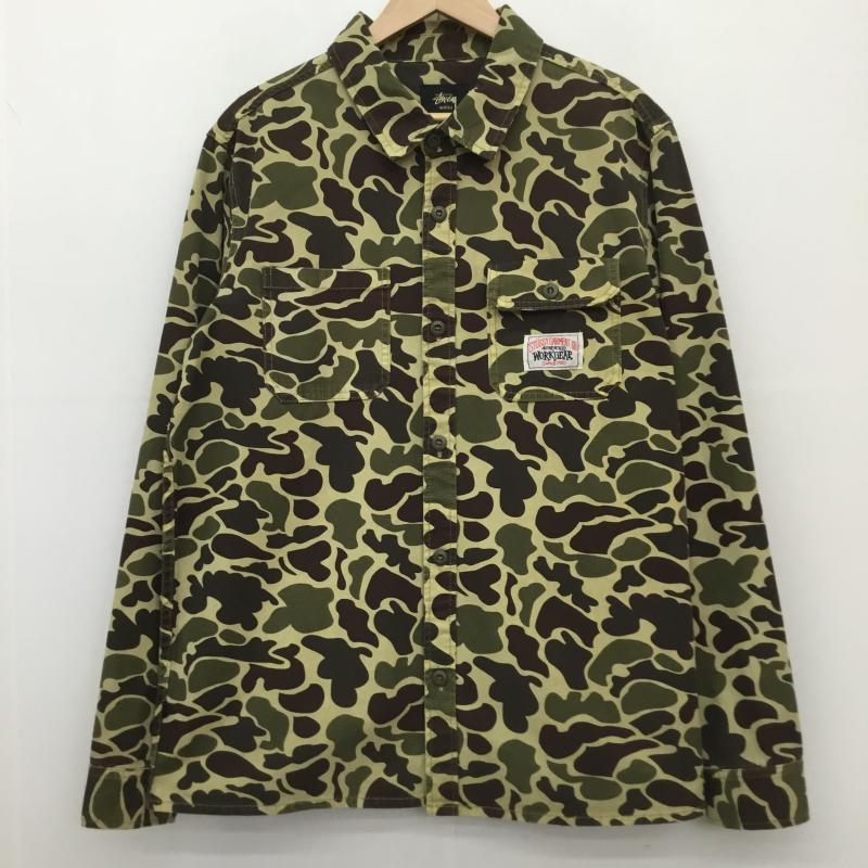 ステューシー STUSSY ジャケット、上着 ジャケット、ブレザー M カモフラージュ柄・迷彩 緑 / グリーン /  メンズ USED 古着 中古 10110371