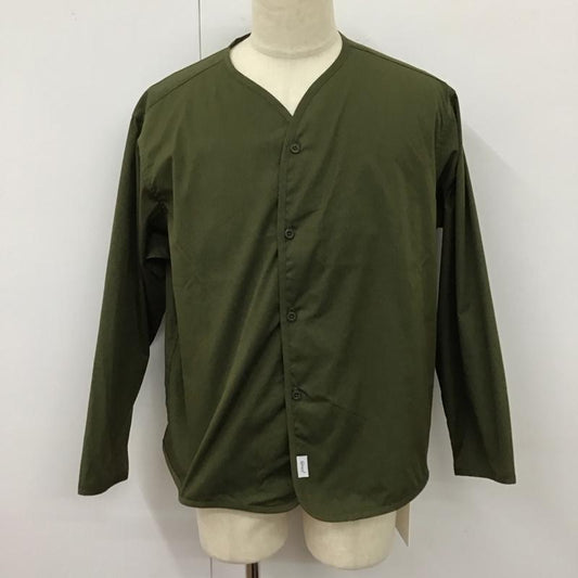 ダブルタップス WTAPS ジャケット、上着 ジャケット、ブレザー 242cwdt-shm04 SCOUTLSNYCOWEATHER 長袖ノーカラージャケット 1 無地 カーキ / カーキ /  メンズ USED 古着 中古 10119118