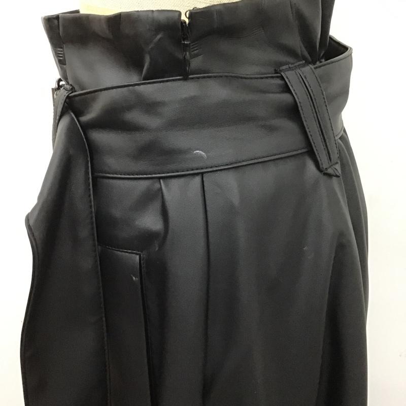 アズールバイマウジー AZUL BY MOUSSY スカート ロングスカート M 無地 黒 / ブラック /  レディース USED 古着 中古 10106133