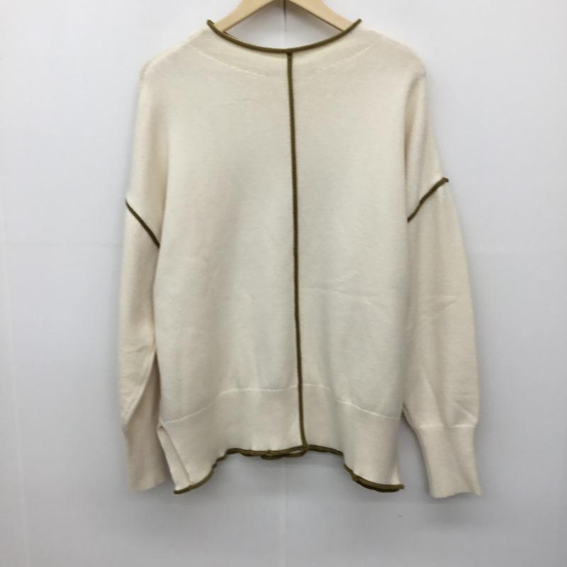 ローリーズファーム LOWRYS FARM ニット、セーター 長袖 FREE 無地 ベージュ / ベージュ /  レディース USED 古着 中古 10138240