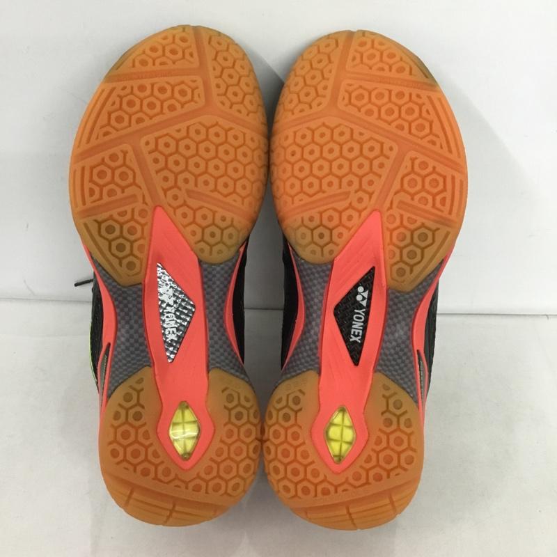 ヨネックス YONEX スニーカー スニーカー SHB65Z パワークッション65Z 23.5cm バドミントンシューズ 箱有 23.5cm ロゴ、文字 黒 / ブラック / X 赤 / レッド / X 黄 / イエロー /  レディース USED 古着 中古 10149906