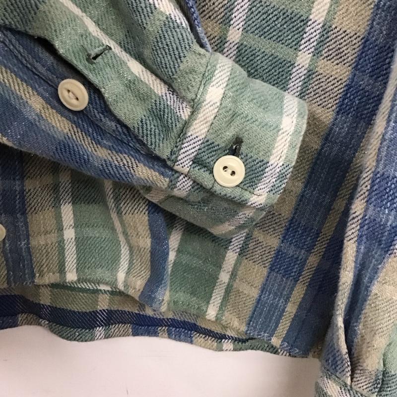 ダブルアールエル ラルフローレン RRL RALPH LAUREN シャツ、ブラウス 長袖 長袖シャツ チェックシャツ カラーシャツ 90s M チェック マルチカラー / マルチカラー /  メンズ USED 古着 中古 10140783