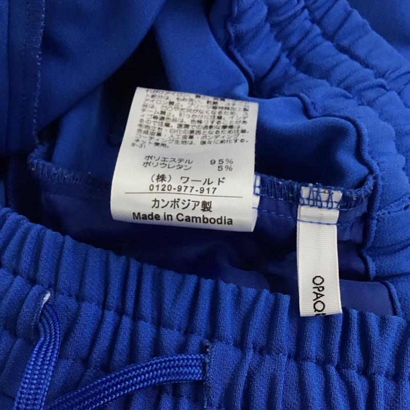 オペークドットクリップ OPAQUE.CLIP パンツ スラックス L 無地 青 / ブルー /  レディース USED 古着 中古 10141312