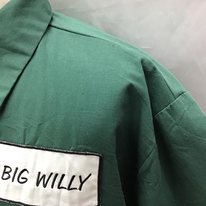 古着 USED シャツ、ブラウス 半袖 半袖シャツ カラーシャツ 半袖カットソー spirithalloween XL ロゴ、文字 緑 / グリーン /  メンズ USED 古着 中古 10116206