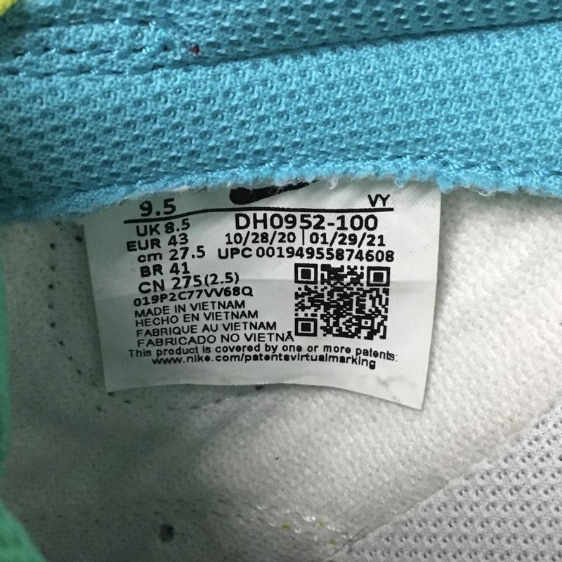 ナイキ NIKE スニーカー スニーカー DH0952-100 DUNK LOW SE 27.5cm 箱有 Free 99 27.5cm ロゴ、文字 白 / ホワイト / X 茶 / ブラウン / X 赤 / レッド / X 黄 / イエロー / X 緑 / グリーン / X 水色 / ライトブルー /  メンズ USED 古着 中古 10107569