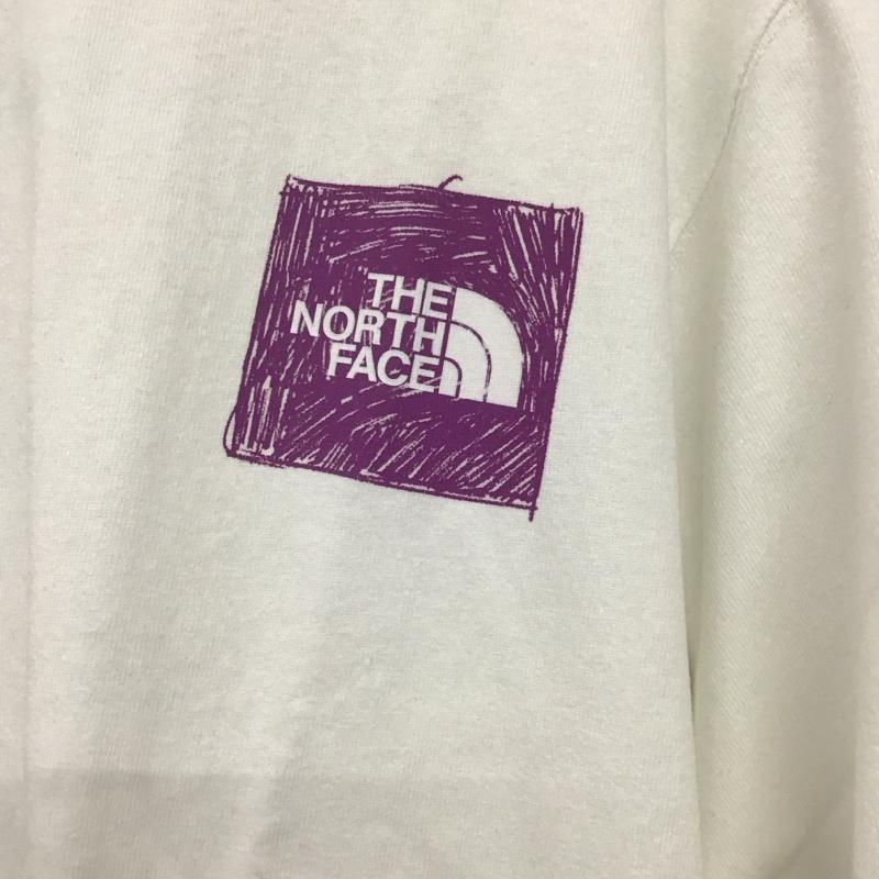 ザノースフェイス THE NORTH FACE カットソー 長袖 nt32438 ロングスリーブスリーブグラフィックティー 長袖カットソー L ロゴ、文字 白 / ホワイト /  メンズ USED 古着 中古 10138118