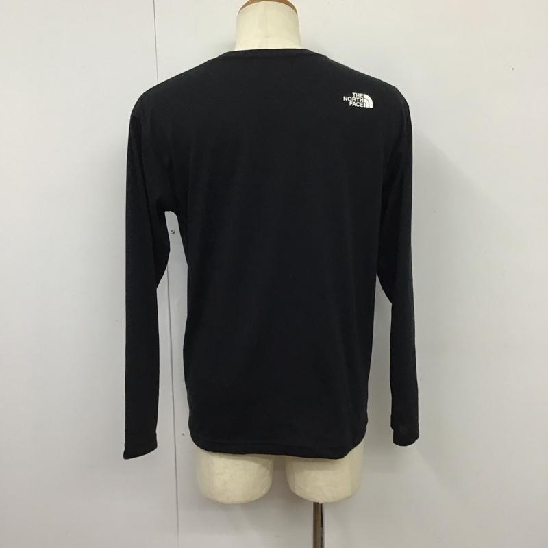 ザノースフェイス THE NORTH FACE Tシャツ 長袖 NT81632 アウトドア ロンT L プリント 黒 / ブラック /  メンズ USED 古着 中古 10115602