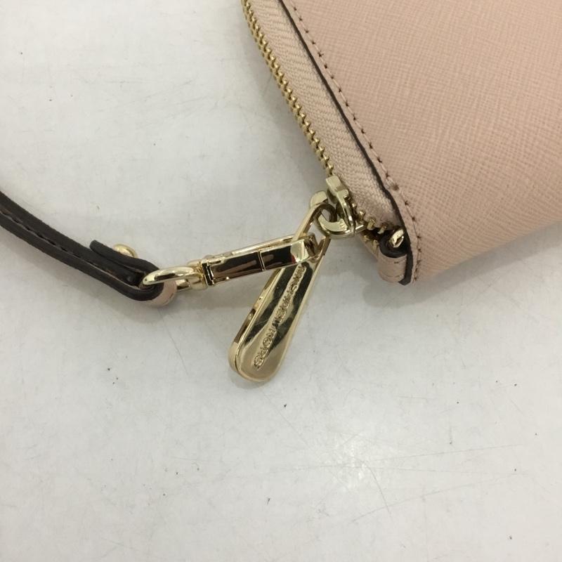 マイケルコース MICHAEL KORS 財布 長財布 35F8GTVW7L ラウンドファスナー ロゴ、文字 桃 / ピンク /  レディース USED 古着 中古 10138052