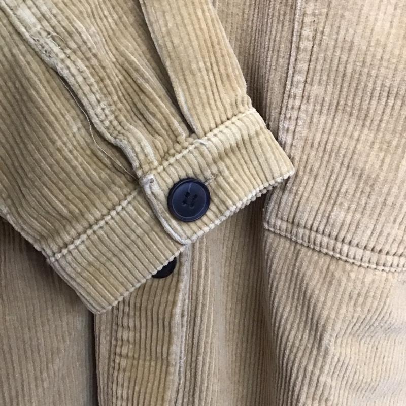ザラティーアールエフ ZARA TRF ジャケット、上着 ジャケット、ブレザー コーデュロイジャケット カジュアルジャケット アウター S 無地 ベージュ / ベージュ /  メンズ USED 古着 中古 10143114
