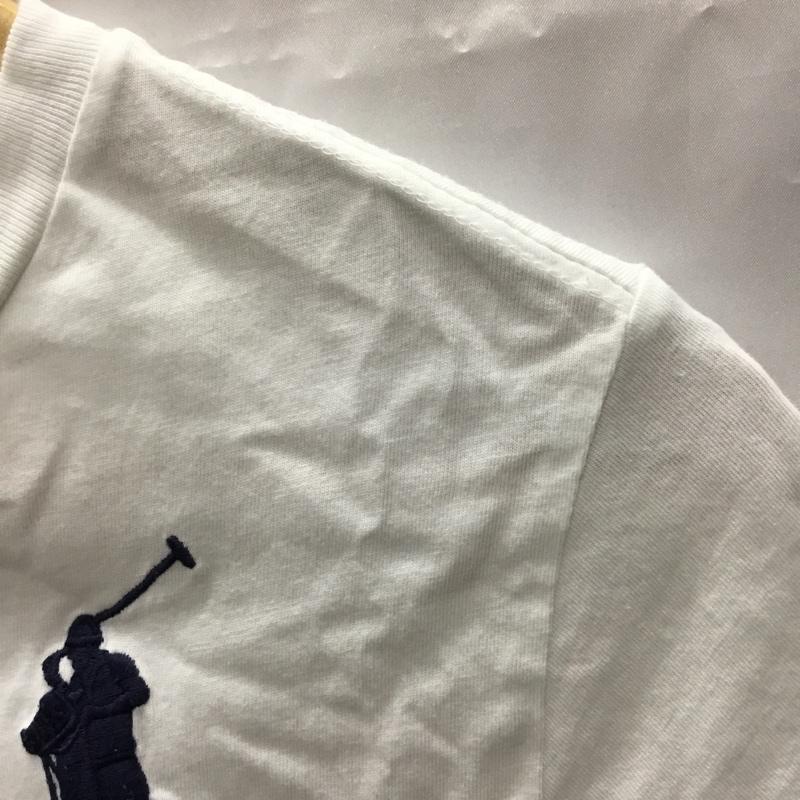 ポロラルフローレン POLO RALPH LAUREN Tシャツ 半袖 140 キッズ 刺繍 140cm ワンポイント 白 / ホワイト /  ボーイズ USED 古着 中古 10107444