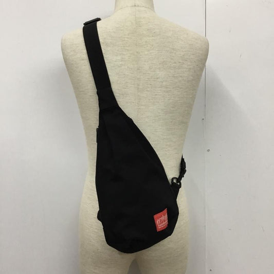マンハッタンポーテージ Manhattan Portage ボディバッグ ボディバッグ ワンショルダー ロゴ、文字 黒 / ブラック /  メンズ USED 古着 中古 10105779