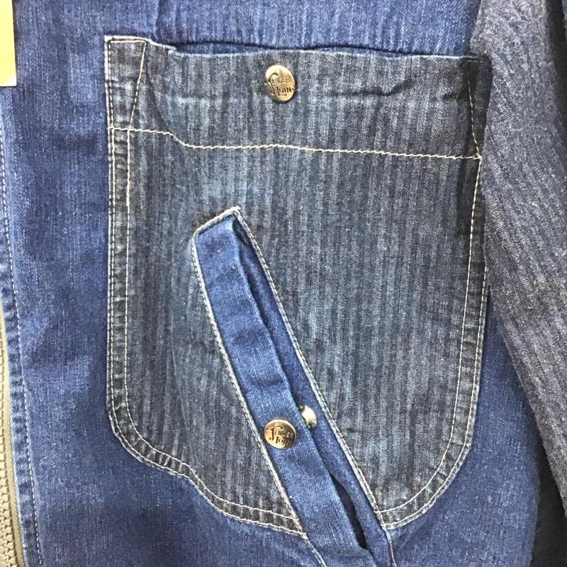 テンダーロイン TENDERLOIN ジャケット、上着 ジャケット、ブレザー ジップアップデニムジャケット Gジャン アウター M 無地 インディゴ / インディゴ /  メンズ USED 古着 中古 10138537