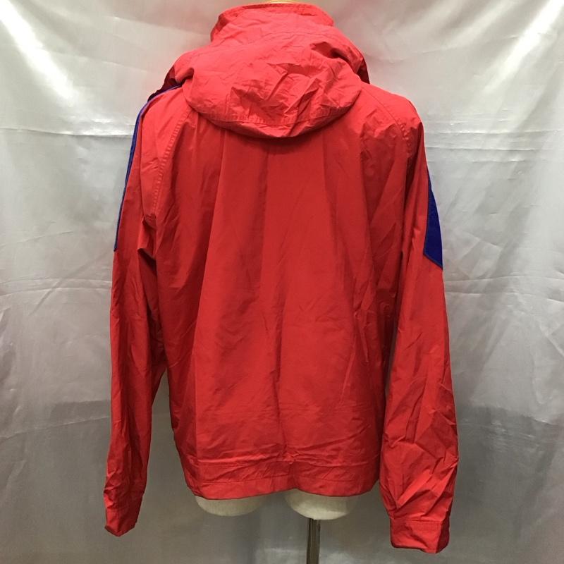 ザノースフェイス THE NORTH FACE ジャケット、上着 ジャンパー、ブルゾン ジップアップジャケット ジャンパー ジャケット カジュアルジャケット アウター XL ロゴ、文字 青 / ブルー / X 赤 / レッド /  メンズ USED 古着 中古 10114387