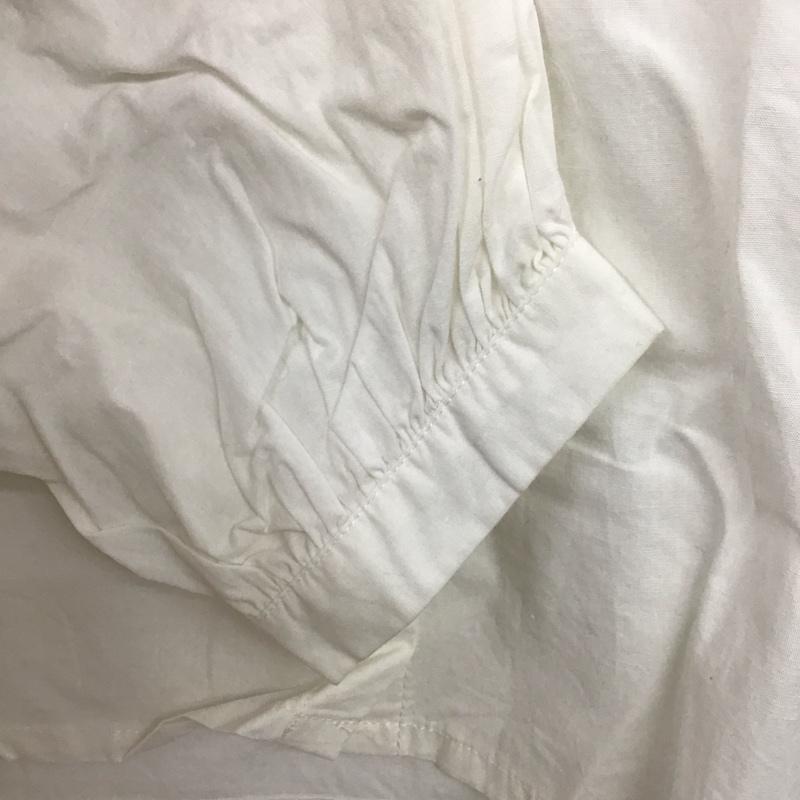 エヘカソポ ehka sopo シャツ、ブラウス 長袖 1710844 フリル襟 ビッグカラー FREE 刺繍 白 / ホワイト /  レディース USED 古着 中古 10144113