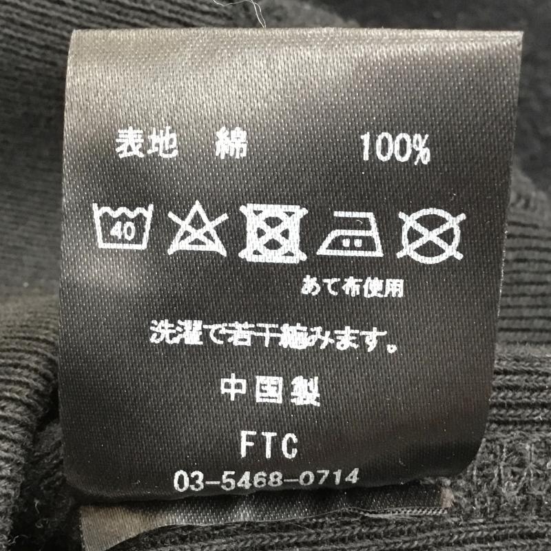 エフティーシー FTC パーカー 長袖 L ロゴ、文字 黒 / ブラック /  メンズ USED 古着 中古 10144849