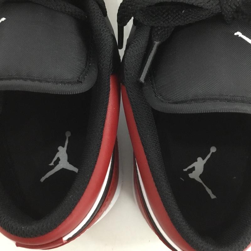 ナイキ NIKE スニーカー スニーカー 553558-612 AIR JORDAN 1 LOW 27.5cm 箱有 27.5cm ロゴ、文字 白 / ホワイト / X 黒 / ブラック / X 赤 / レッド /  メンズ USED 古着 中古 10128887