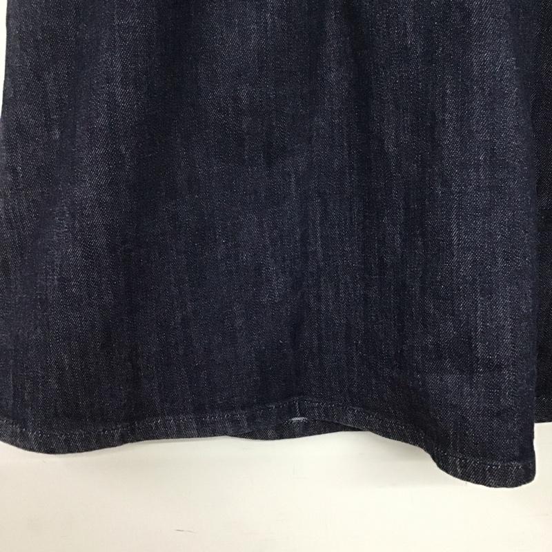マウジー MOUSSY スカート ひざ丈スカート 0107ac12-5990 ハイウエストデニムスカート 2 無地 インディゴ / インディゴ /  レディース USED 古着 中古 10143496