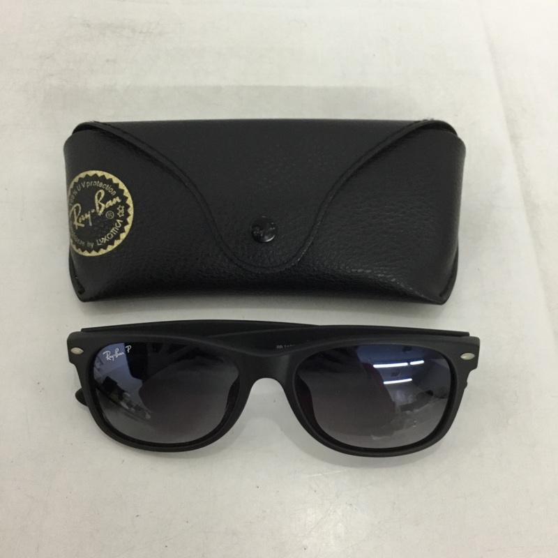 レイバン Ray-Ban めがね・サングラス サングラス RB2132-F NEW WAYFARER フルフィットモデル ロゴ、文字 黒 / ブラック /  メンズ USED 古着 中古 10148882