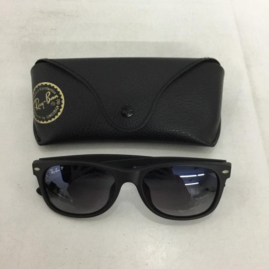 レイバン Ray-Ban めがね・サングラス サングラス RB2132-F NEW WAYFARER フルフィットモデル ロゴ、文字 黒 / ブラック /  メンズ USED 古着 中古 10148882