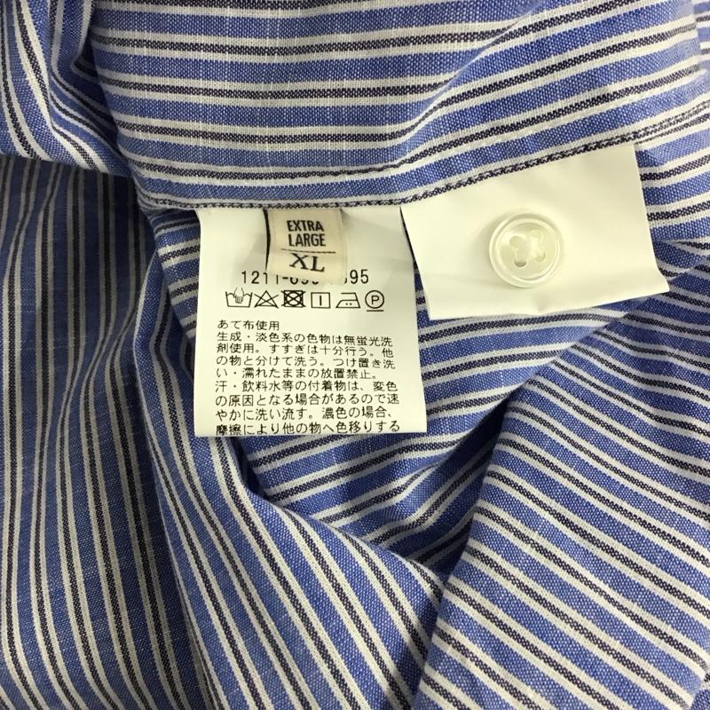 ビューティアンドユースユナイテッドアローズ BEAUTY&YOUTH UNITED ARROWS シャツ、ブラウス 長袖 長袖シャツ ストライプシャツ カラーシャツ XL ストライプ マルチカラー / マルチカラー /  メンズ USED 古着 中古 10136229