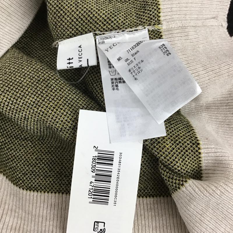 エディットバイイエッカベッカ Editt by YECCA VECCA ニット、セーター 長袖 FREE 無地 マルチカラー / マルチカラー /  レディース USED 古着 中古 10130974