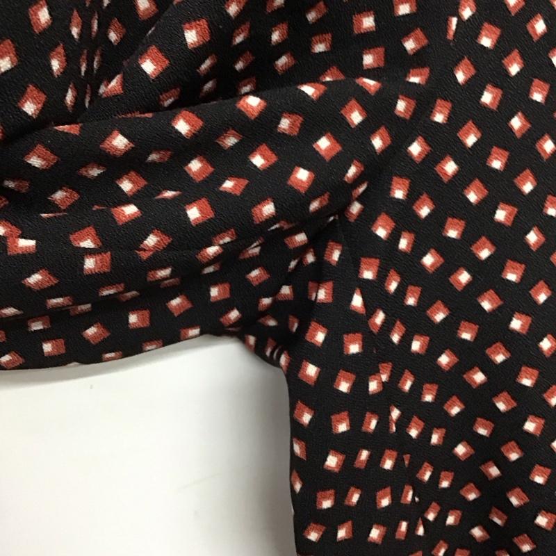 フリークスストア FREAK S STORE パンツ ワークパンツ、ペインターパンツ ワイドパンツ カジュアルパンツ ワークパンツ FREE プリント 黒 / ブラック /  レディース USED 古着 中古 10142673