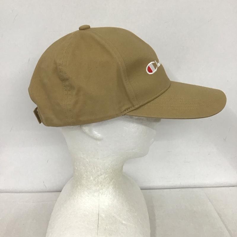 チャンピオン Champion 帽子 キャップ 181-0600 コットン ロゴ、文字 ベージュ / ベージュ /  メンズ USED 古着 中古 10135135