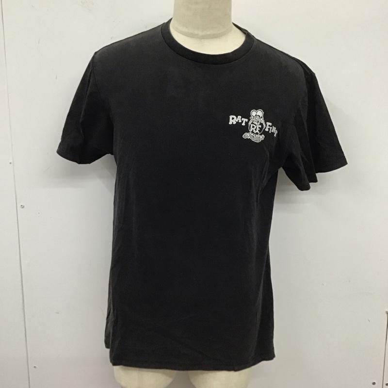 古着 USED Tシャツ 半袖 半袖カットソー プリントTシャツ クルーネックカットソー 古着 M ロゴ、文字 黒 / ブラック /  メンズ USED 古着 中古 10124640